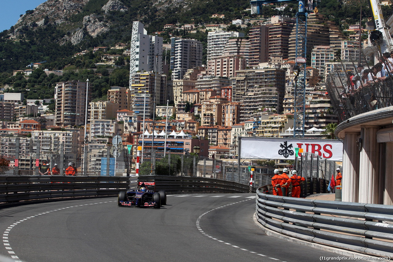 GP MONACO, 24.05.2014- Prove Libere 3, Jean-Eric Vergne (FRA) Scuderia Toro Rosso STR9