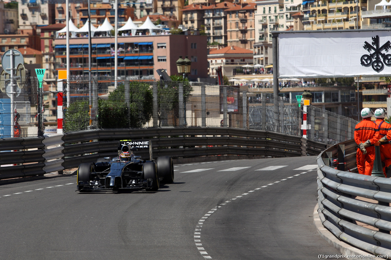 GP MONACO, 24.05.2014- Prove Libere 3, Kevin Magnussen (DEN) McLaren Mercedes MP4-29