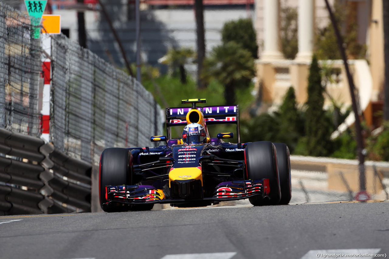 GP MONACO, 24.05.2014- Prove Libere 3, Daniel Ricciardo (AUS) Red Bull Racing RB10