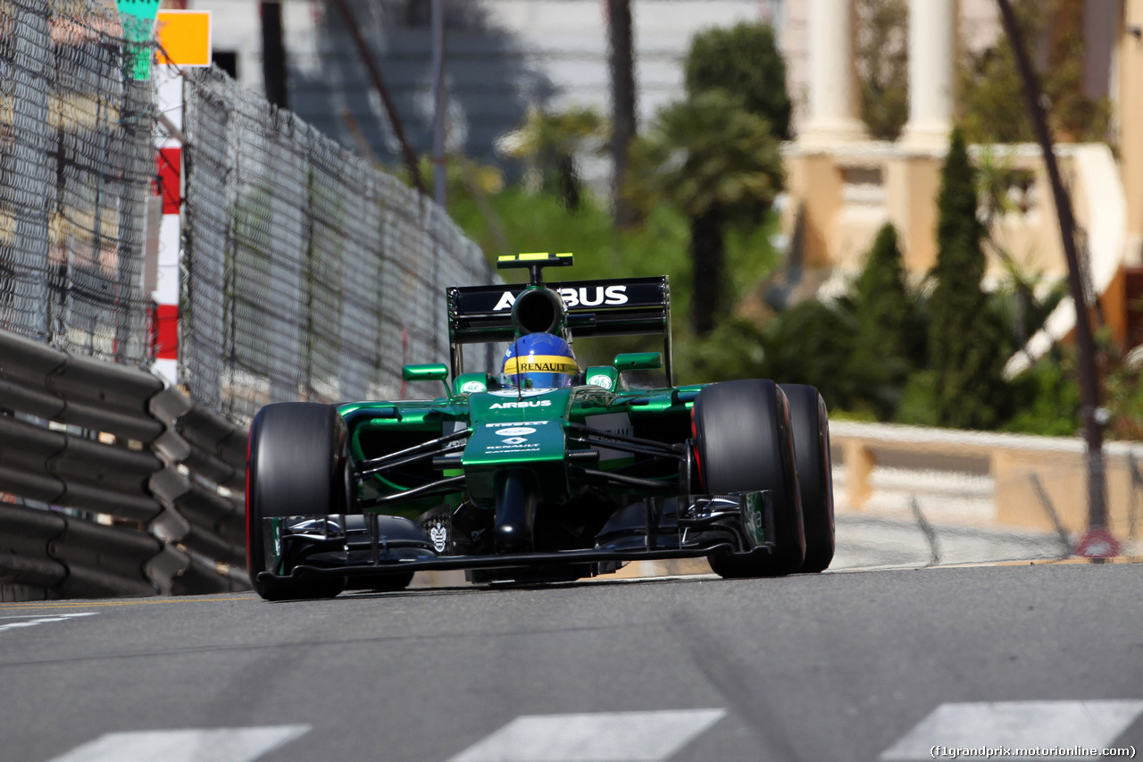 GP MONACO, 24.05.2014- Prove Libere 3, Marcus Ericsson (SUE) Caterham F1 Team CT-04
