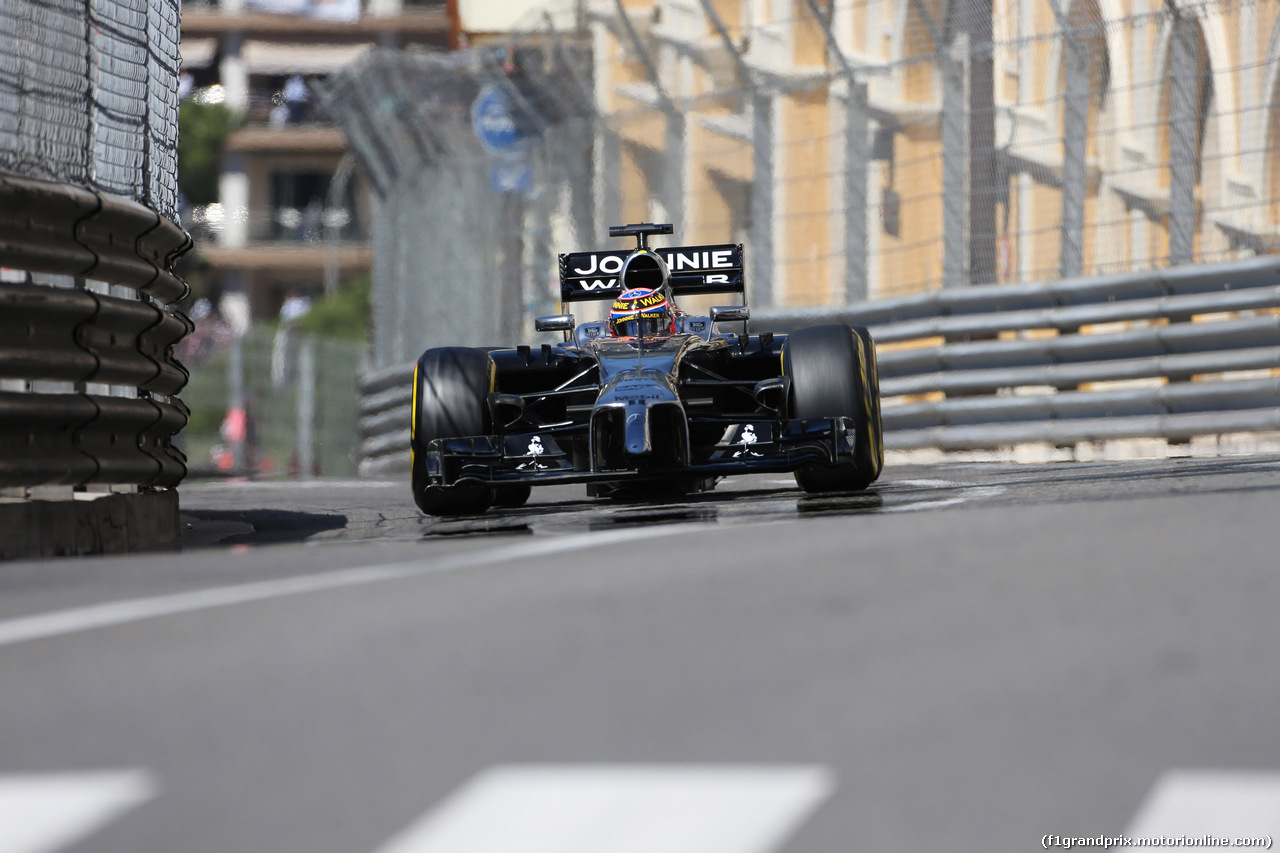 GP MONACO, 24.05.2014- Prove Libere 3, Jenson Button (GBR) McLaren Mercedes MP4-29