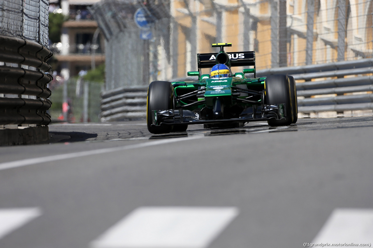 GP MONACO, 24.05.2014- Prove Libere 3, Marcus Ericsson (SUE) Caterham F1 Team CT-04