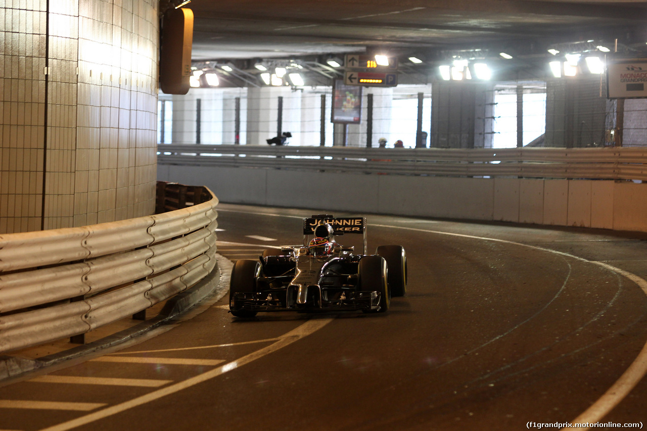 GP MONACO, 24.05.2014- Prove Libere 3, Jenson Button (GBR) McLaren Mercedes MP4-29