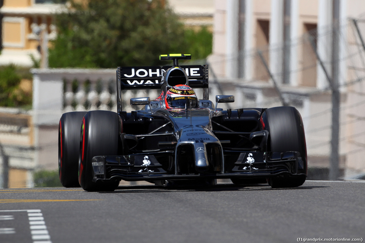 GP MONACO, 24.05.2014- Prove Libere 3, Kevin Magnussen (DEN) McLaren Mercedes MP4-29