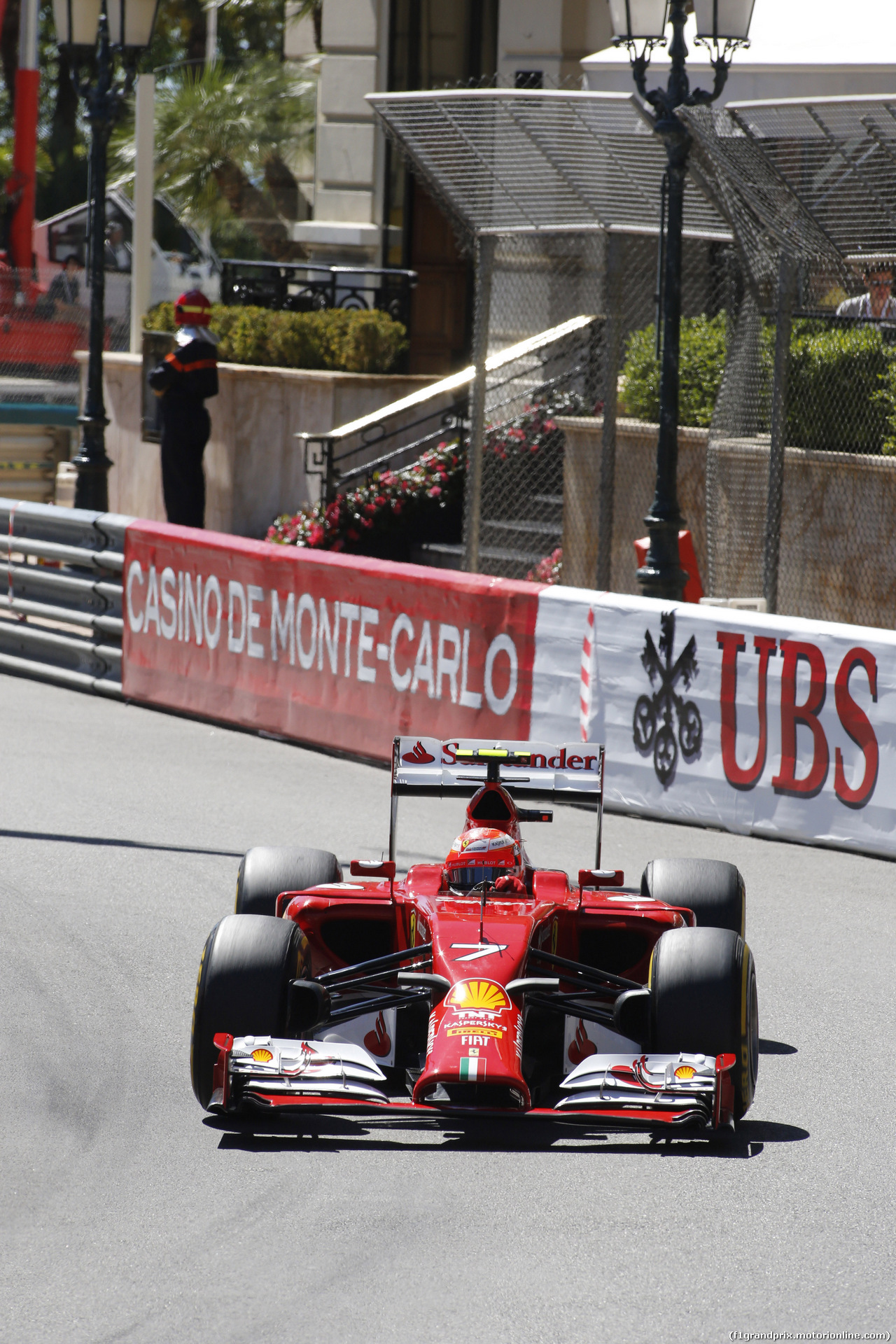 GP MONACO, 24.05.2014- Prove Libere 3, Kimi Raikkonen (FIN) Ferrari F14-T