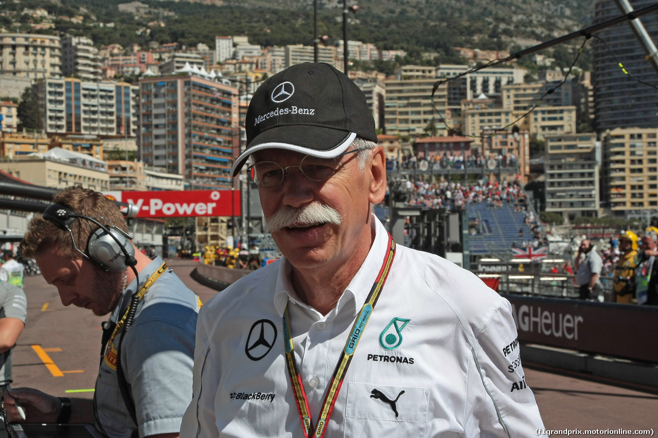 GP MONACO, 24.05.2014- Prove Libere 3, Dr. Dieter Zetsche, Chairman of Daimler
