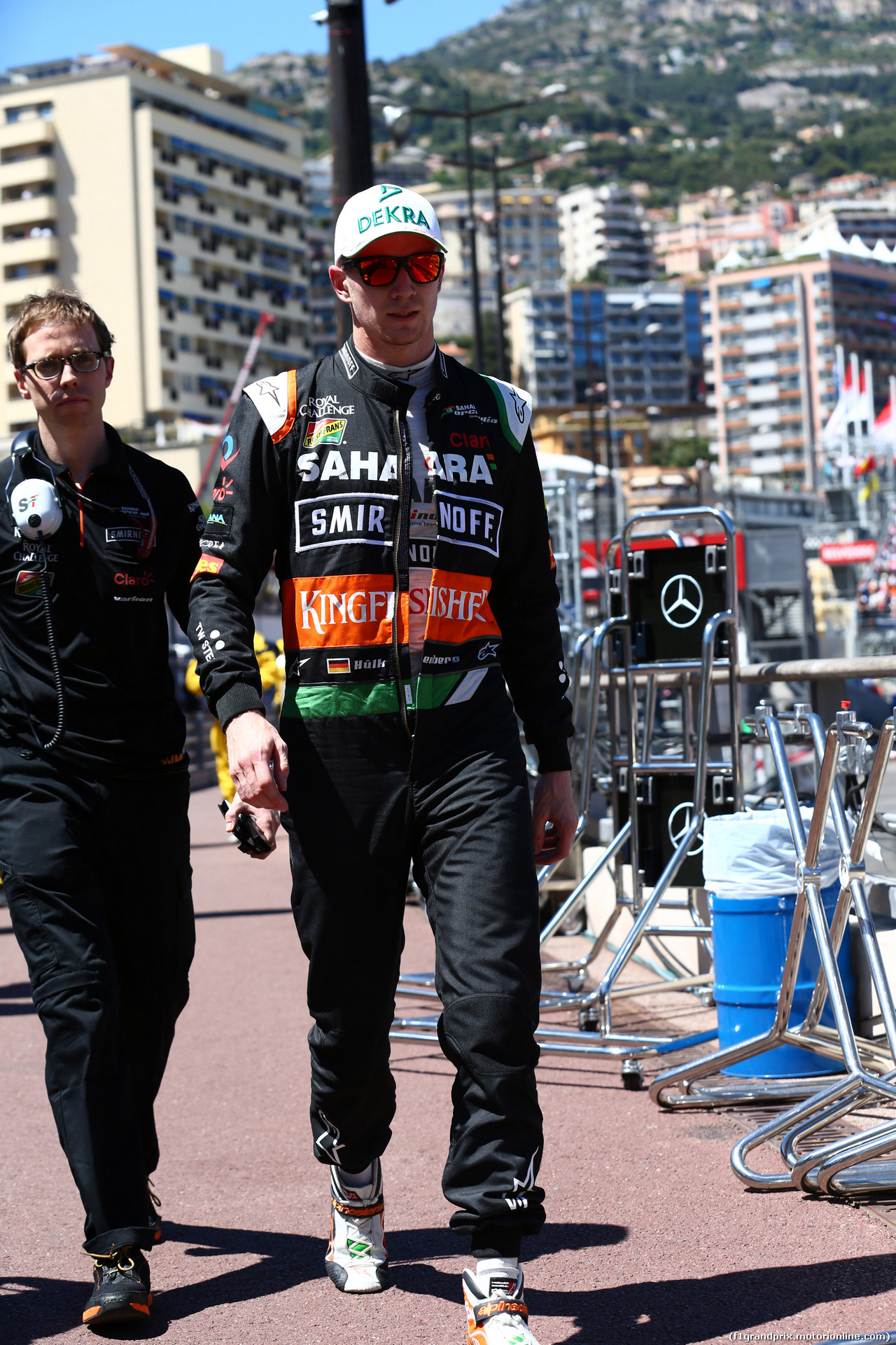 GP MONACO, 24.05.2014- Qualifiche, Nico Hulkenberg (GER) Sahara Force India F1 VJM07