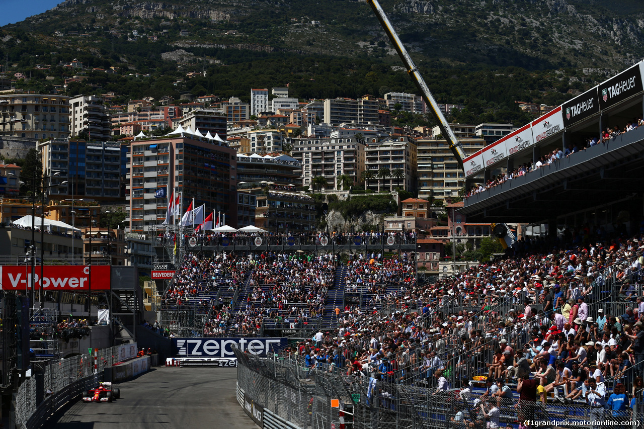GP MONACO, 24.05.2014- Qualifiche, Kimi Raikkonen (FIN) Ferrari F14-T