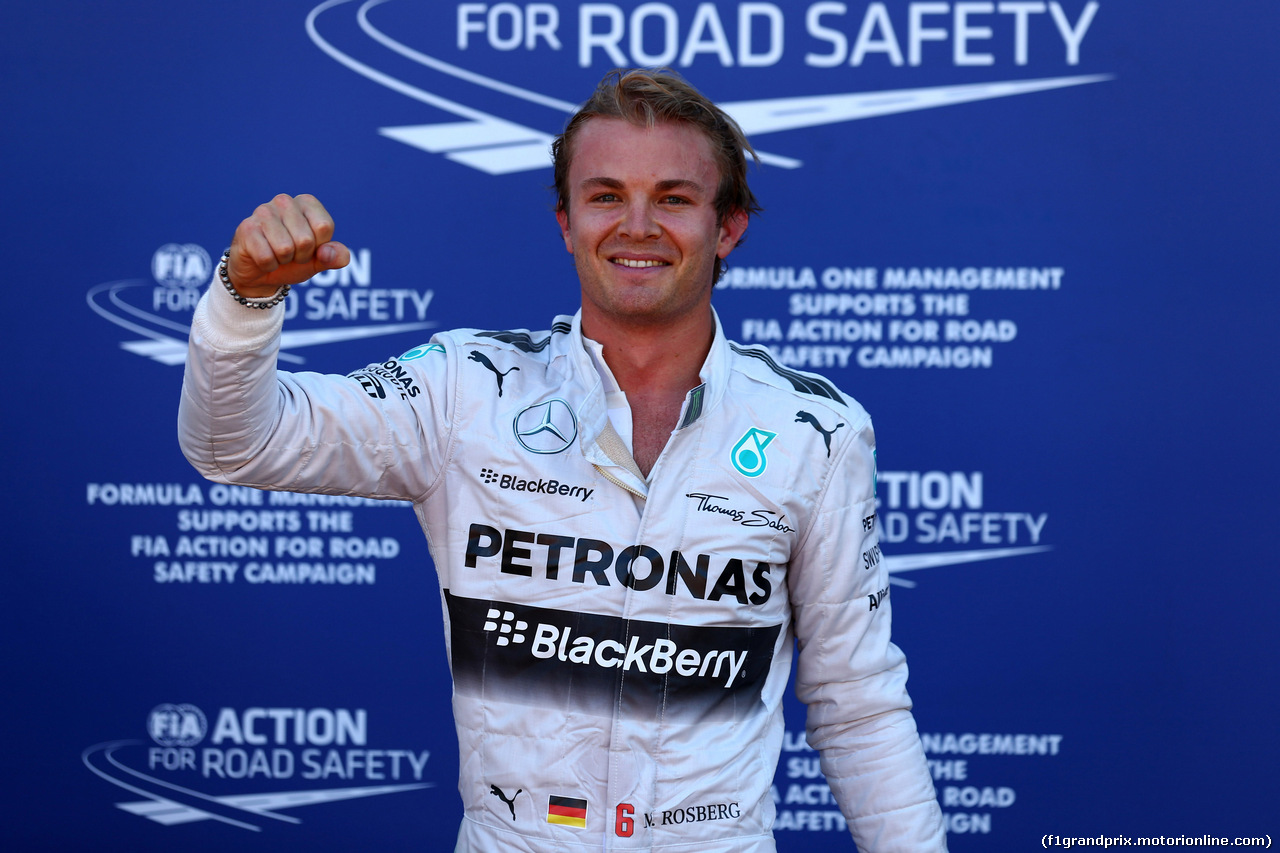 GP MONACO, 24.05.2014- Qualifiche, Nico Rosberg (GER) Mercedes AMG F1 W05 pole position