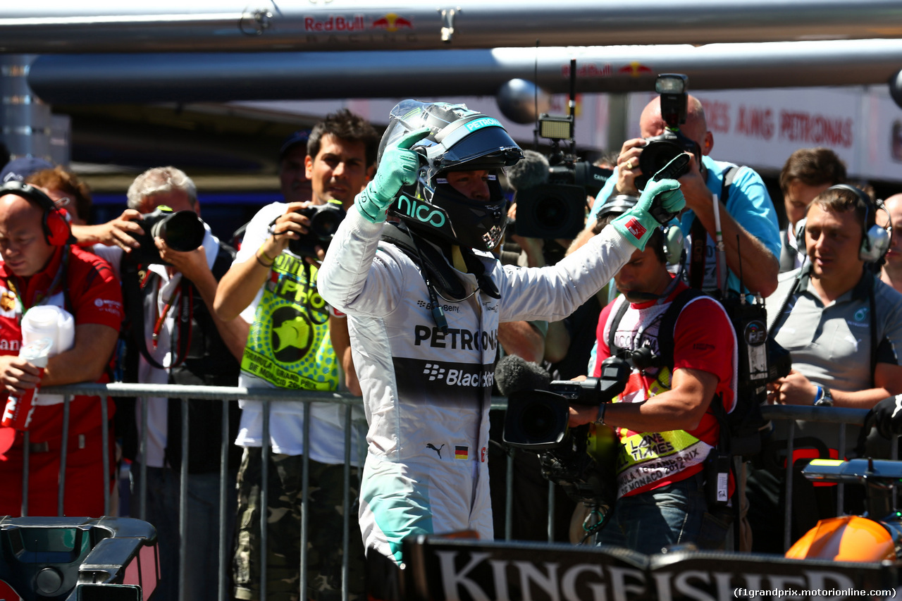 GP MONACO, 24.05.2014- Qualifiche, Nico Rosberg (GER) Mercedes AMG F1 W05 pole position