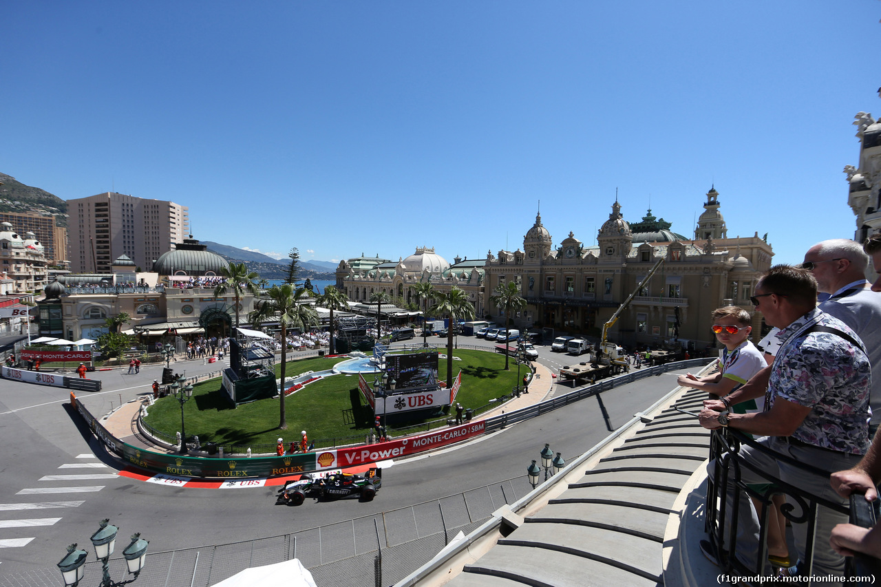 GP MONACO, 24.05.2014- Qualifiche, Sergio Perez (MEX) Sahara Force India F1 VJM07