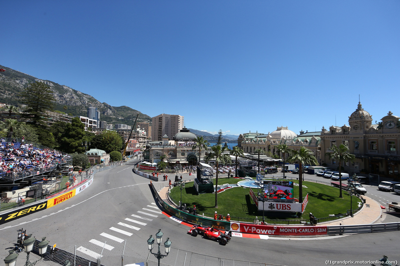 GP MONACO, 24.05.2014- Qualifiche, Kimi Raikkonen (FIN) Ferrari F14-T