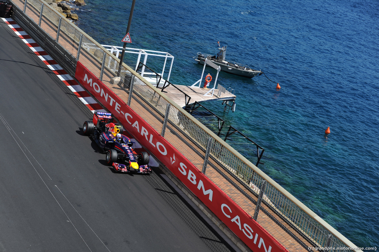 GP MONACO, 24.05.2014- Qualifiche, Daniel Ricciardo (AUS) Red Bull Racing RB10