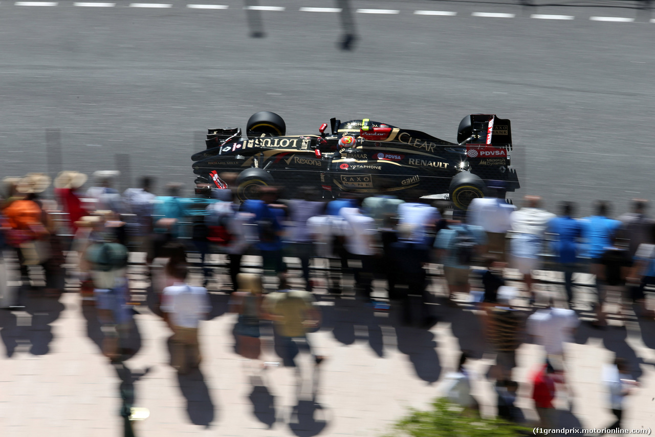 GP MONACO, 24.05.2014- Qualifiche, Pastor Maldonado (VEN) Lotus F1 Team E22