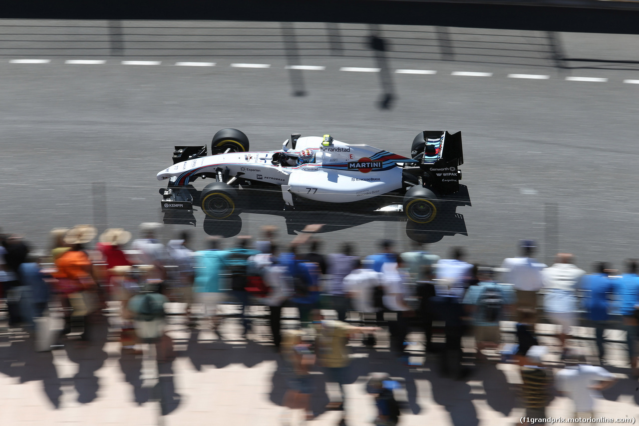 GP MONACO, 24.05.2014- Qualifiche, Valtteri Bottas (FIN) Williams F1 Team FW36