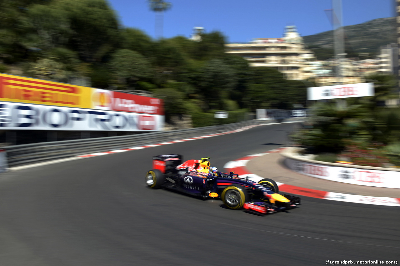 GP MONACO, 24.05.2014- Qualifiche, Daniel Ricciardo (AUS) Red Bull Racing RB10