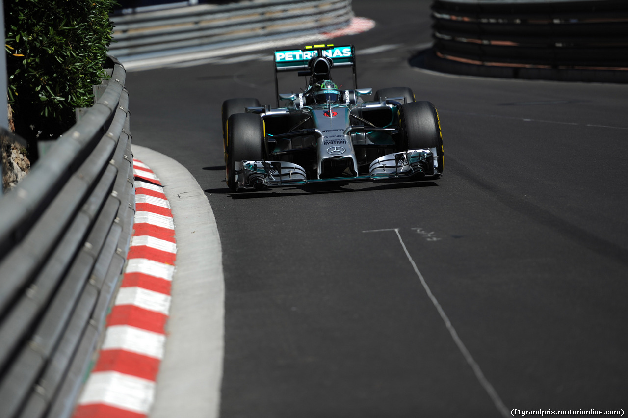 GP MONACO, 24.05.2014- Qualifiche, Nico Rosberg (GER) Mercedes AMG F1 W05