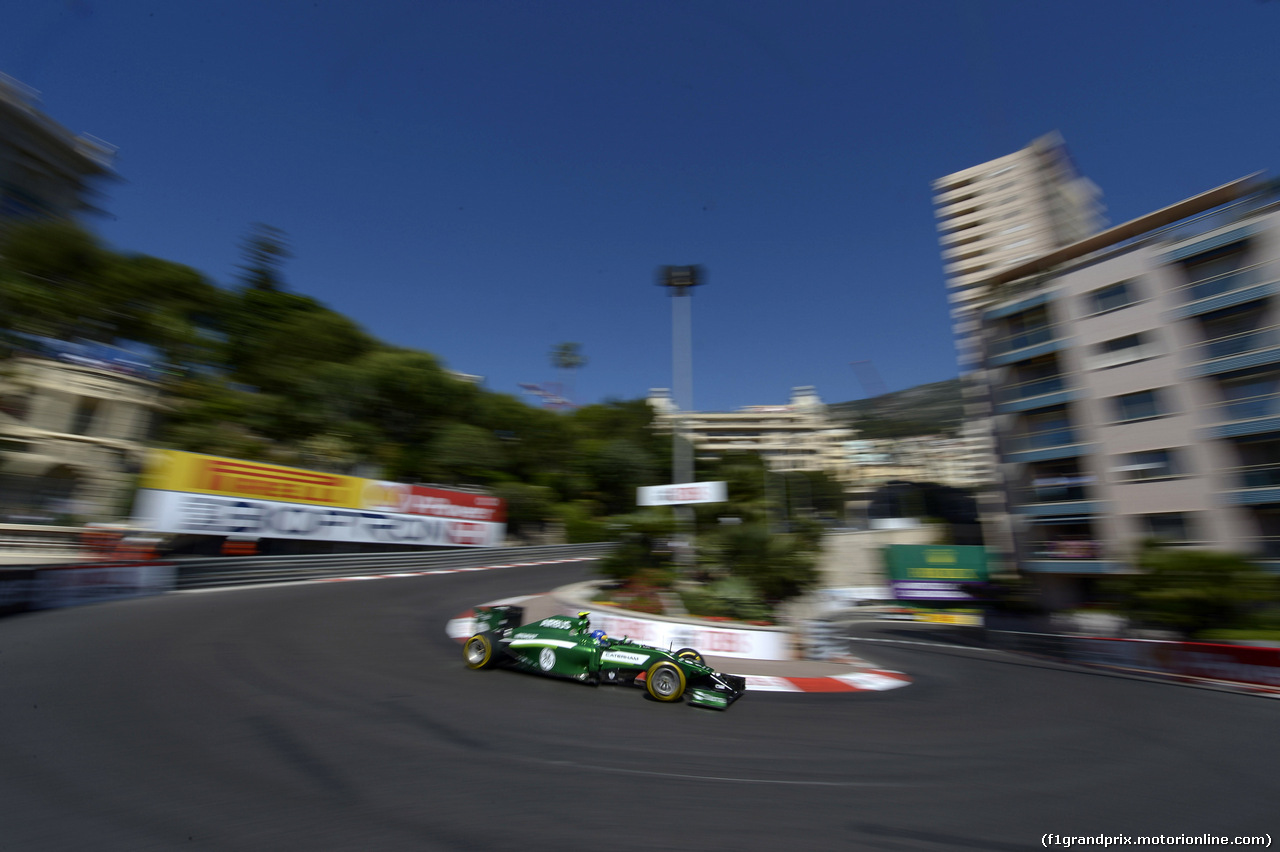 GP MONACO, 24.05.2014- Qualifiche, Marcus Ericsson (SUE) Caterham F1 Team CT-04