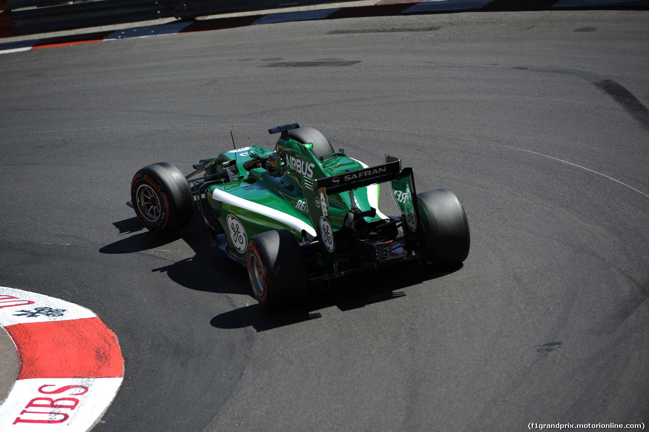 GP MONACO, 24.05.2014- Qualifiche, Kamui Kobayashi (JAP) Caterham F1 Team CT-04