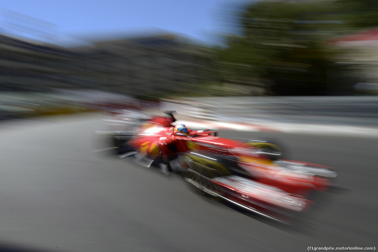 GP MONACO, 24.05.2014- Qualifiche, Fernando Alonso (ESP) Ferrari F14-T