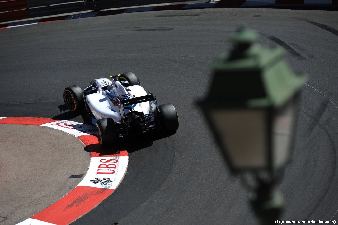 GP MONACO, 24.05.2014- Qualifiche, Valtteri Bottas (FIN) Williams F1 Team FW36