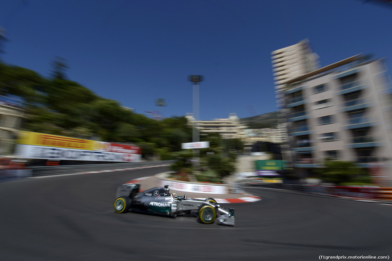 GP MONACO, 24.05.2014- Qualifiche, Lewis Hamilton (GBR) Mercedes AMG F1 W05