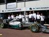 GP MONACO, 24.05.2014- Free Practice 3, Lewis Hamilton (GBR) Mercedes AMG F1 W05 e Nico Rosberg (GER) Mercedes AMG F1 W05 with Dr. Dieter Zetsche, Chairman of Daimler