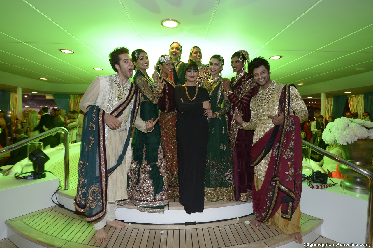 GP MONACO, 22.05.2014- A fashion show at the Signature Monaco Party on the Indian Empress Boat.