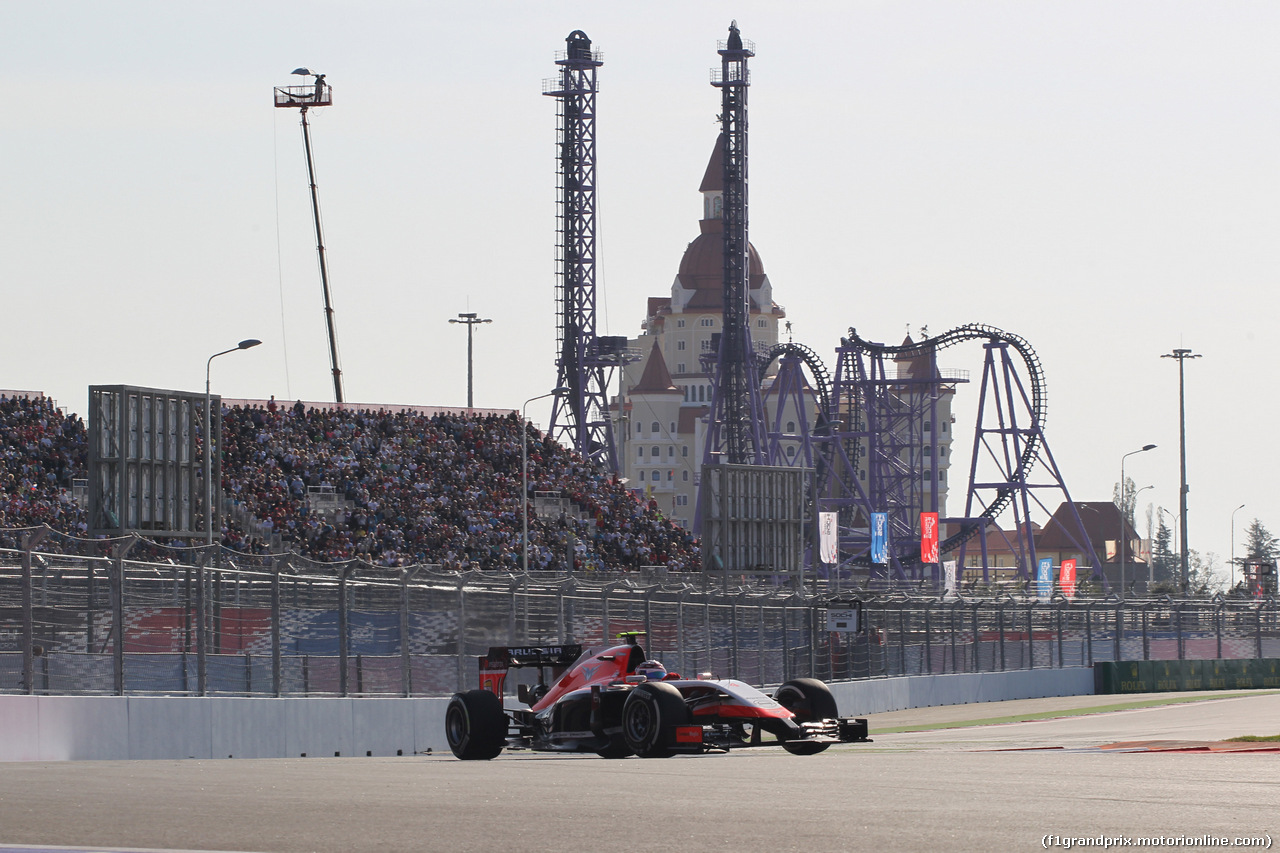 GP RUSSIA, 12.10.2014- Gara, Max Chilton (GBR), Marussia F1 Team MR03