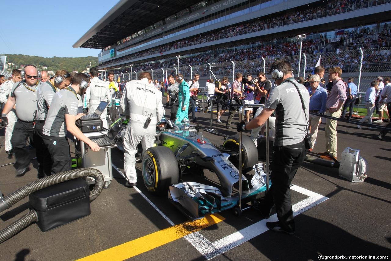 GP RUSSIA, 12.10.2014- Gara, Nico Rosberg (GER) Mercedes AMG F1 W05