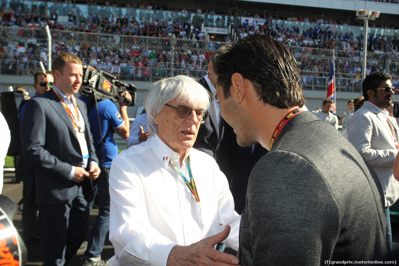 GP RUSSIA, 12.10.2014- Bernie Ecclestone (GBR), President e CEO of Formula One Management