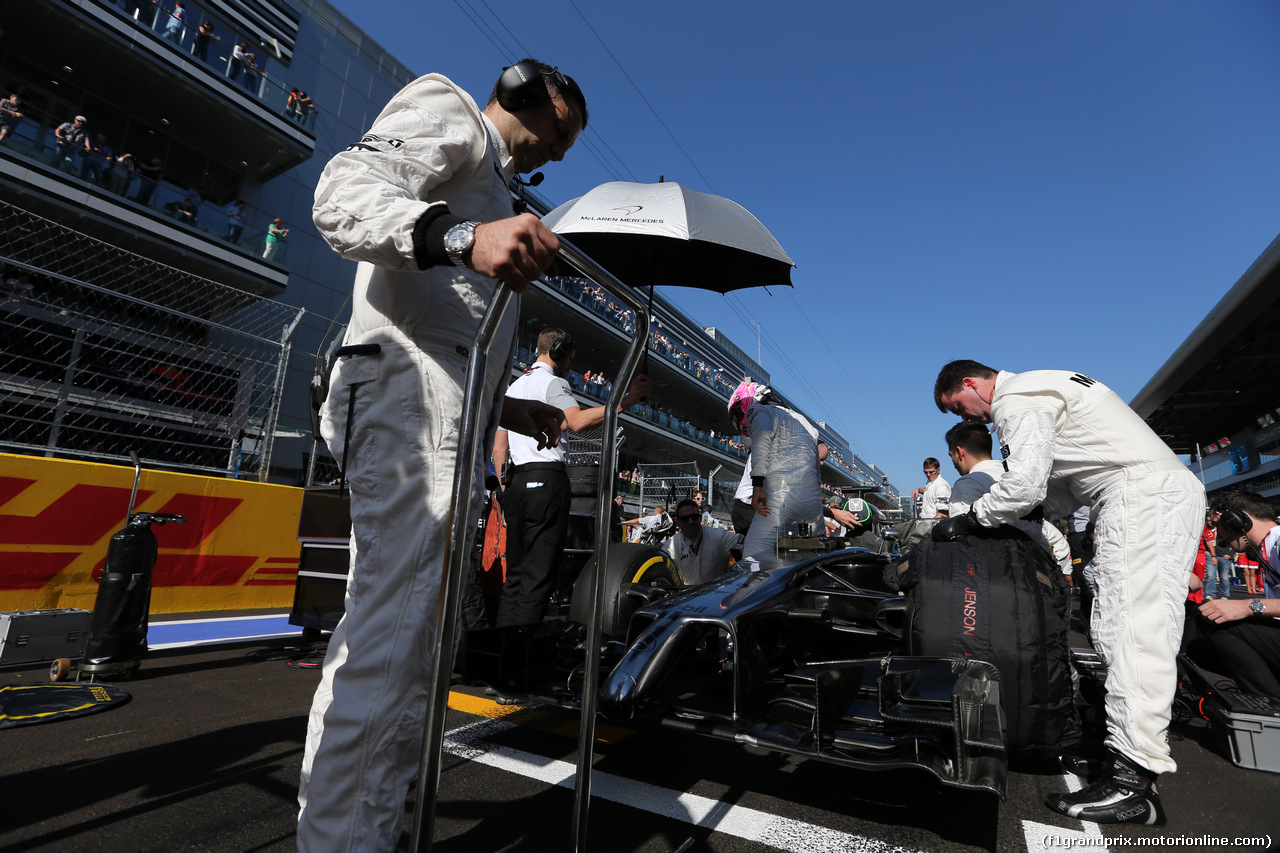 GP RUSSIA, 12.10.2014- Gara, Jenson Button (GBR) McLaren Mercedes MP4-29