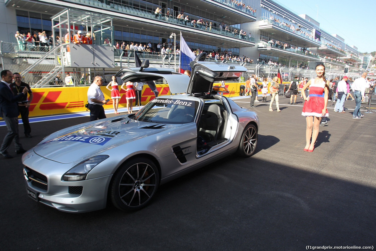 GP RUSSIA, 12.10.2014- Gara, The safety Car