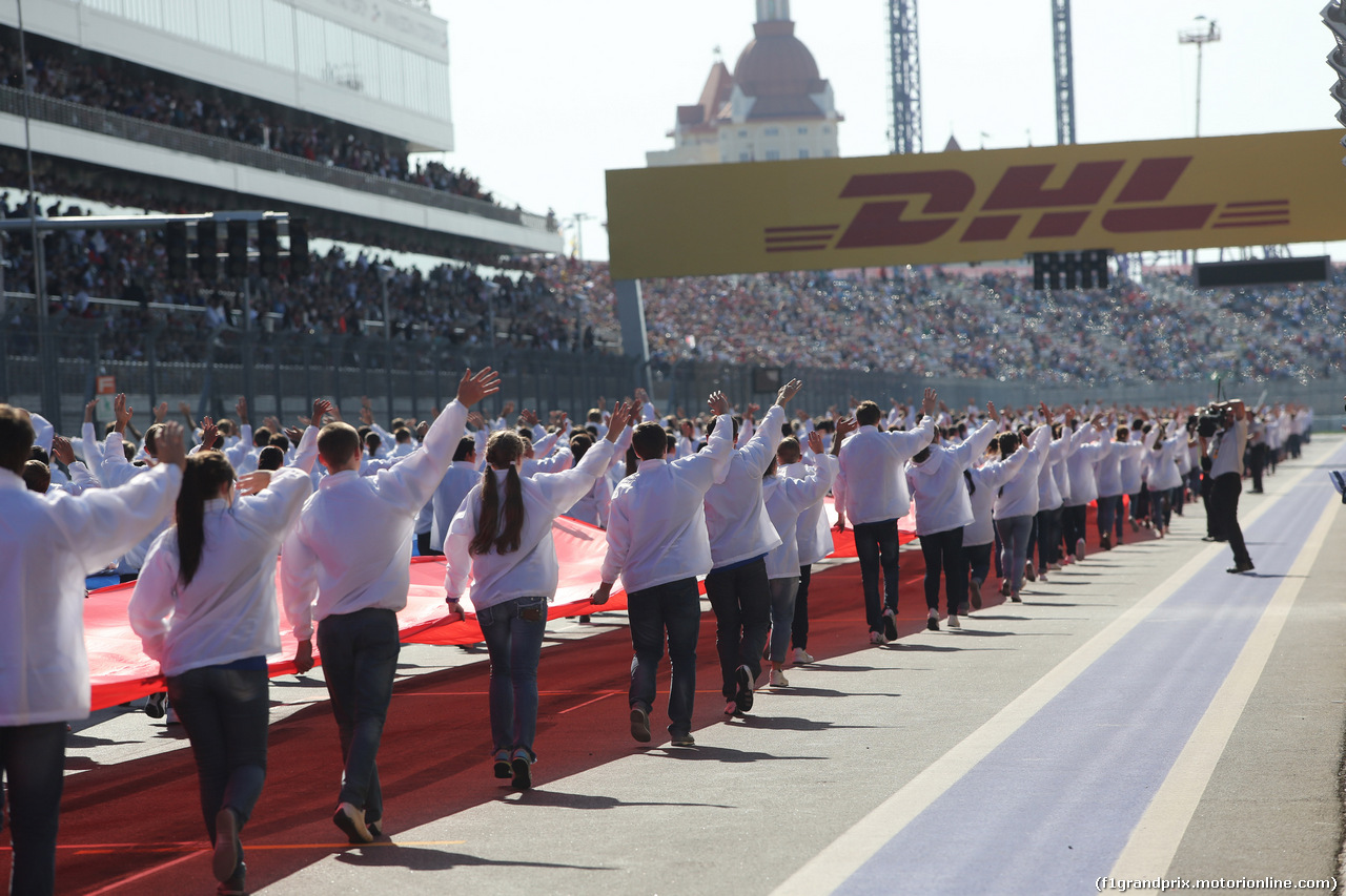 GP RUSSIA, 12.10.2014- The Russian GP Open cerimony