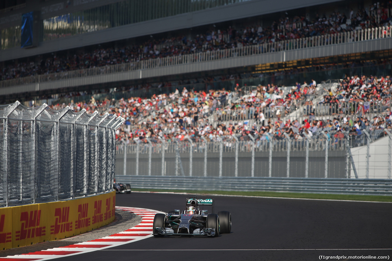 GP RUSSIA, 12.10.2014- Gara, Lewis Hamilton (GBR) Mercedes AMG F1 W05