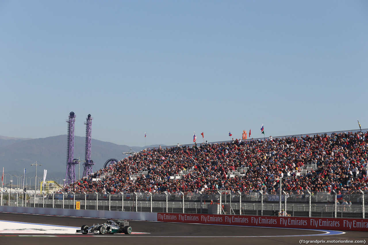 GP RUSSIA, 12.10.2014- Gara, Lewis Hamilton (GBR) Mercedes AMG F1 W05
