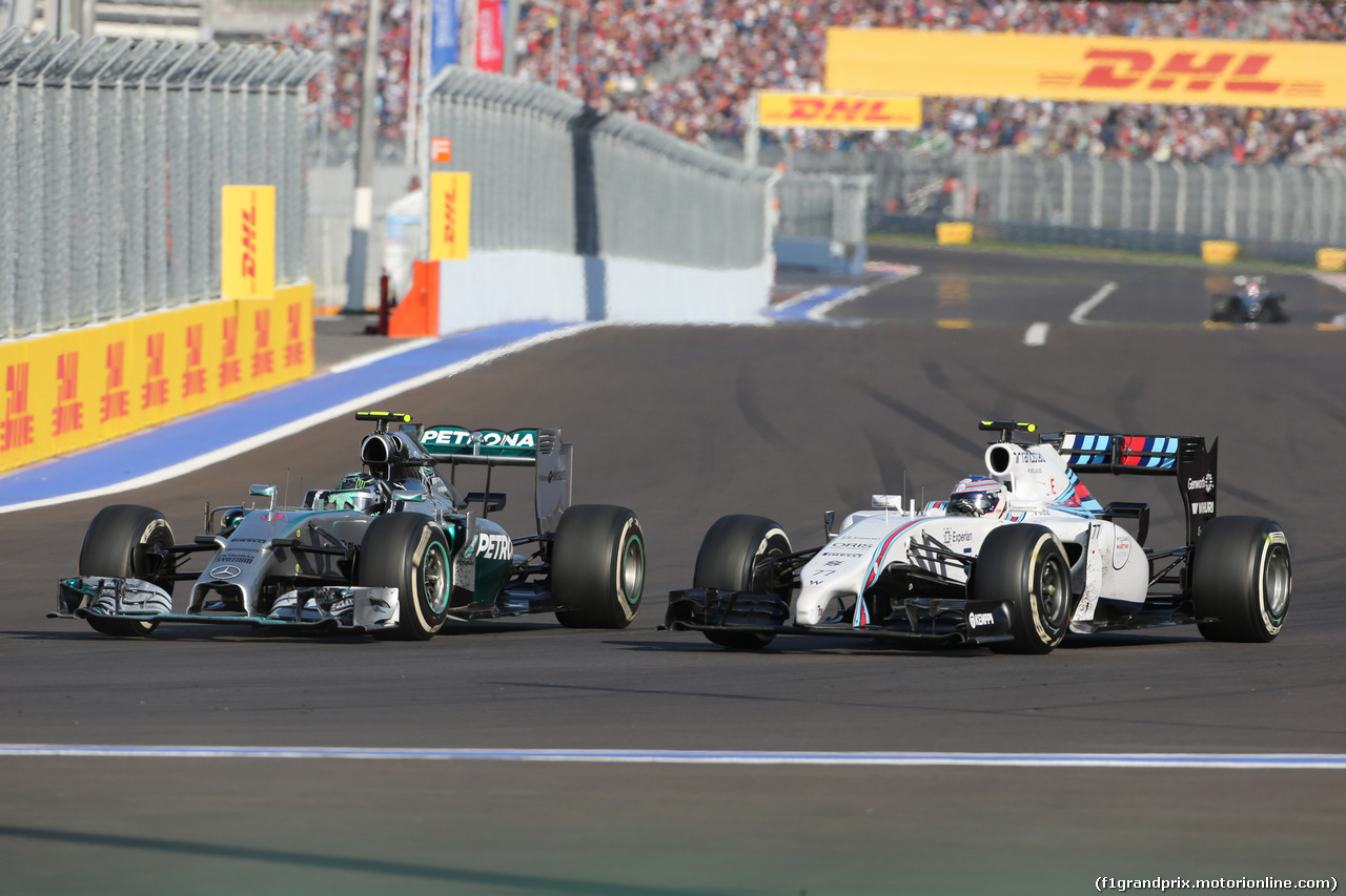 GP RUSSIA, 12.10.2014- Gara, Nico Rosberg (GER) Mercedes AMG F1 W05