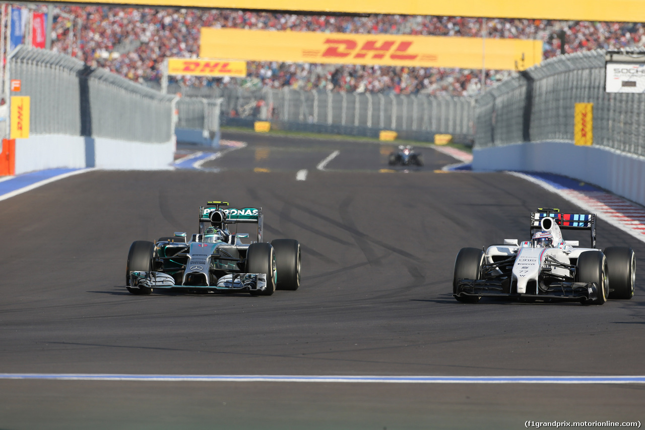 GP RUSSIA, 12.10.2014- Gara, Nico Rosberg (GER) Mercedes AMG F1 W05