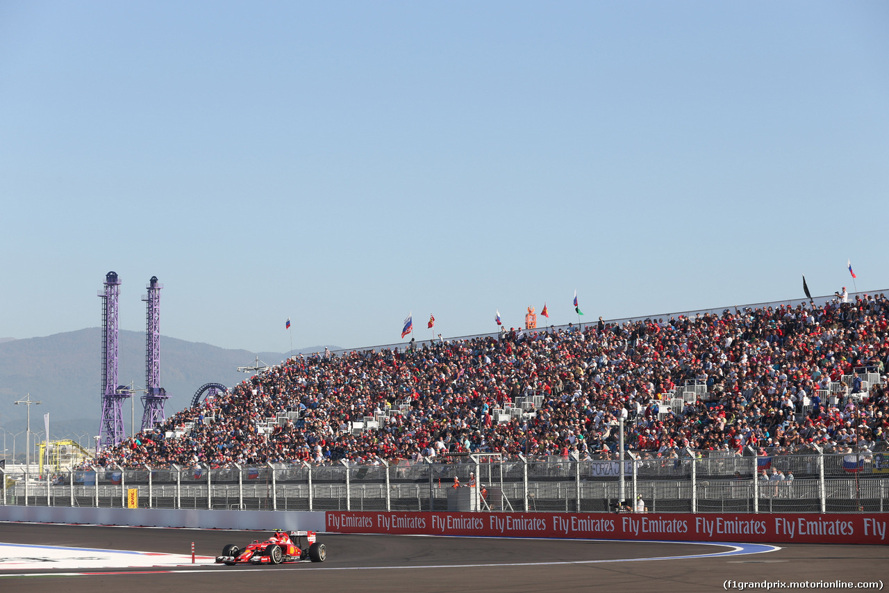 GP RUSSIA, 12.10.2014- Gara, Kimi Raikkonen (FIN) Ferrari F14T