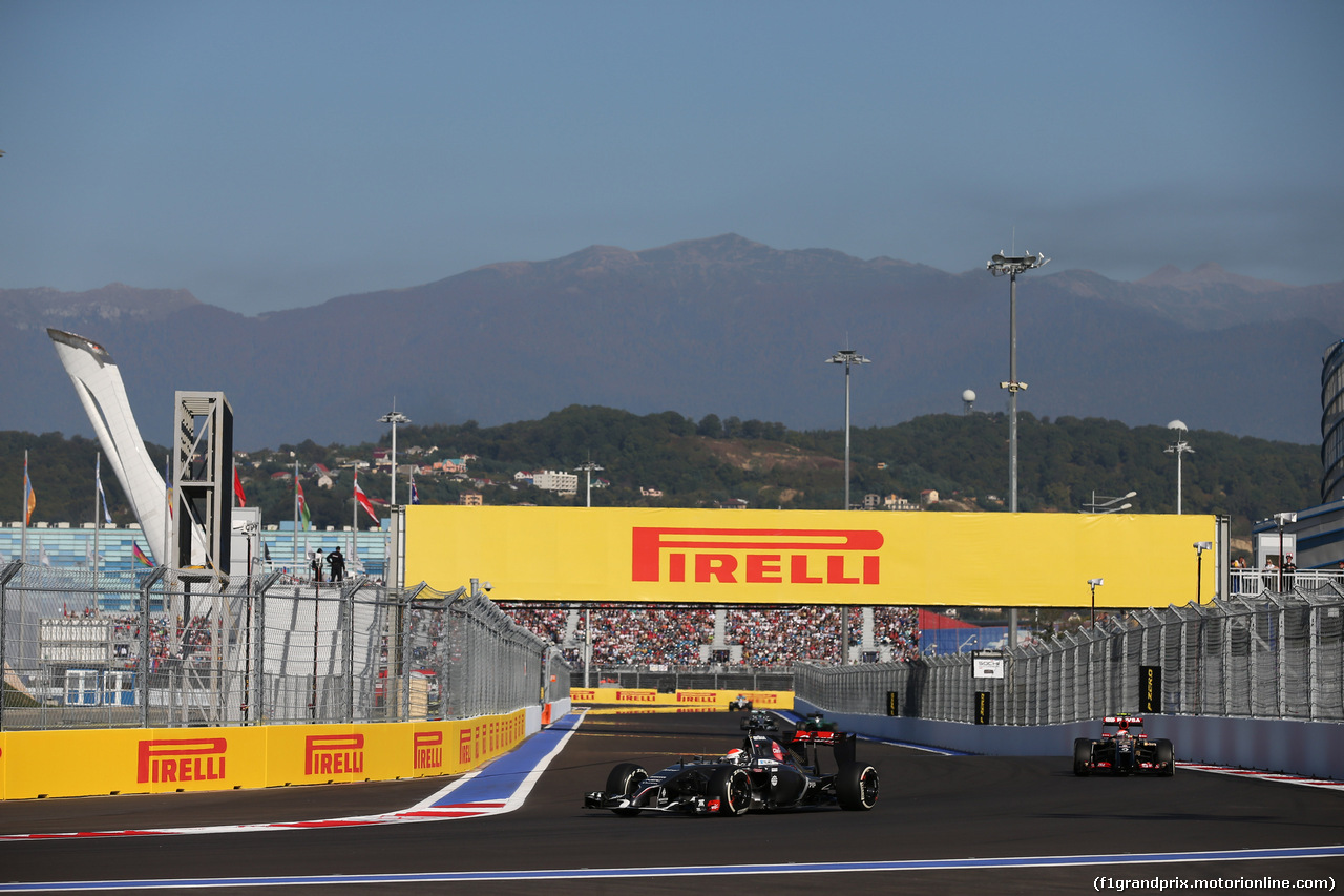 GP RUSSIA, 12.10.2014- Gara, Marcus Ericsson (SWE) Caterham F1 Team CT-04