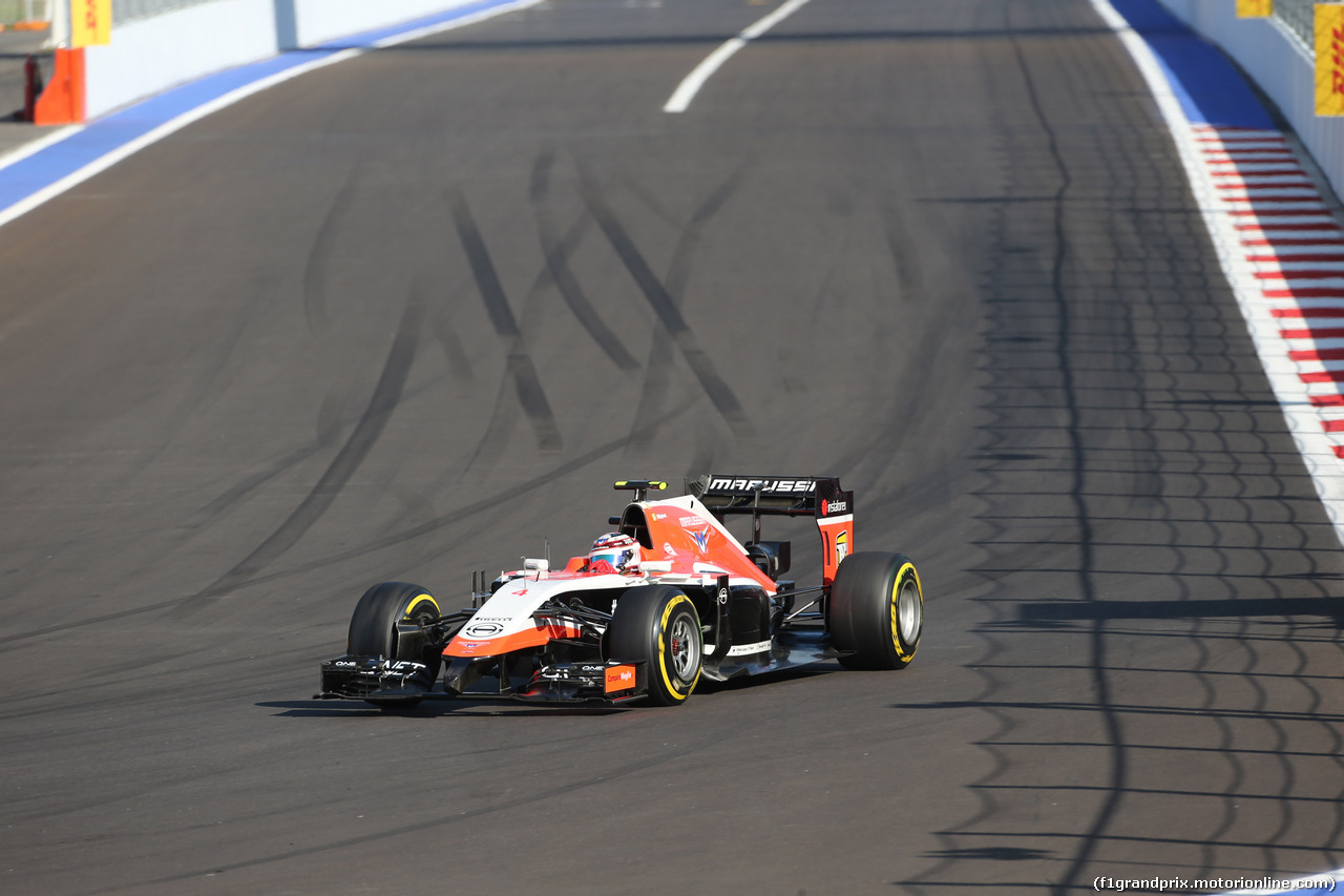 GP RUSSIA, 12.10.2014- Gara, Max Chilton (GBR), Marussia F1 Team MR03