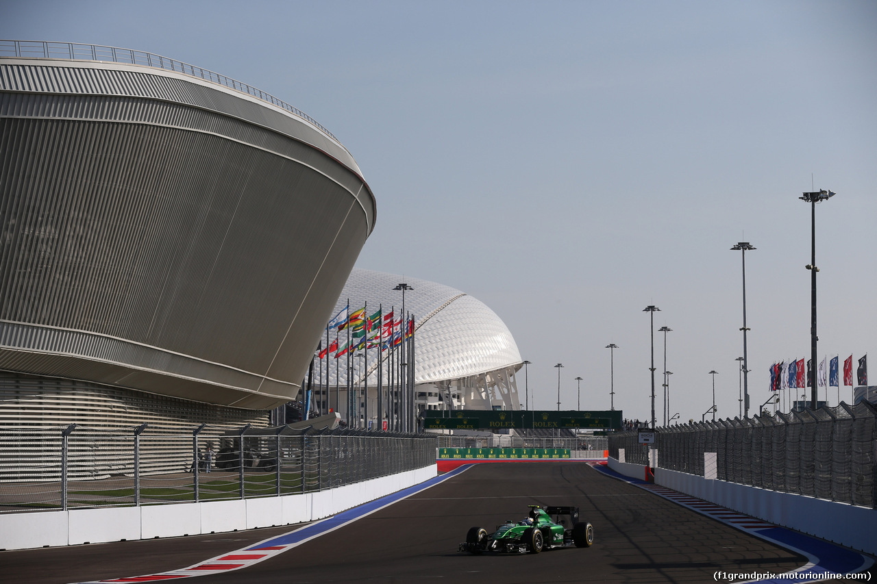 GP RUSSIA, 12.10.2014- Gara, Marcus Ericsson (SWE) Caterham F1 Team CT-04