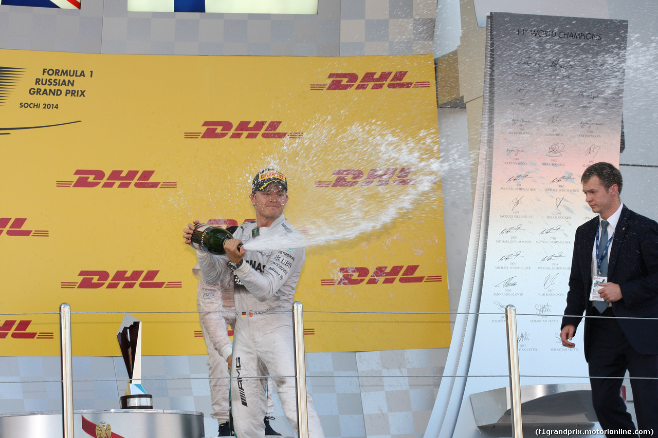 GP RUSSIA, 12.10.2014- Podium,