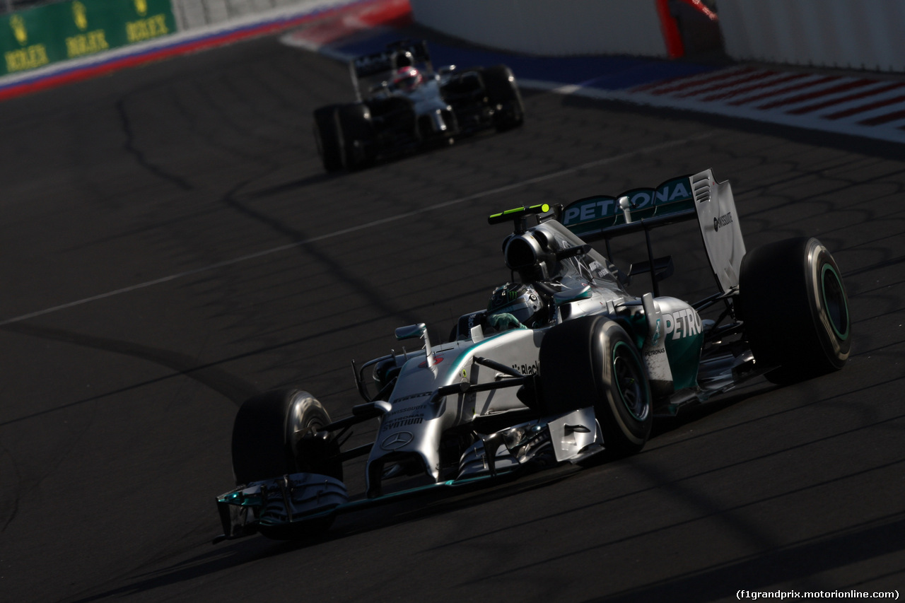 GP RUSSIA, 12.10.2014- Gara, Nico Rosberg (GER) Mercedes AMG F1 W05