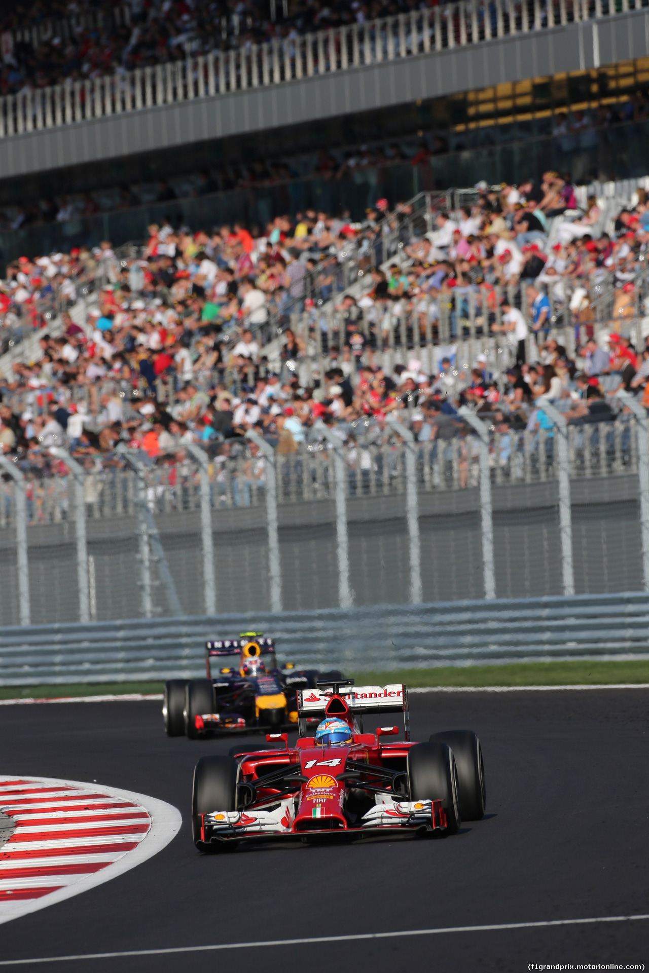 GP RUSSIA, 12.10.2014- Gara, Fernando Alonso (ESP) Ferrari F14T