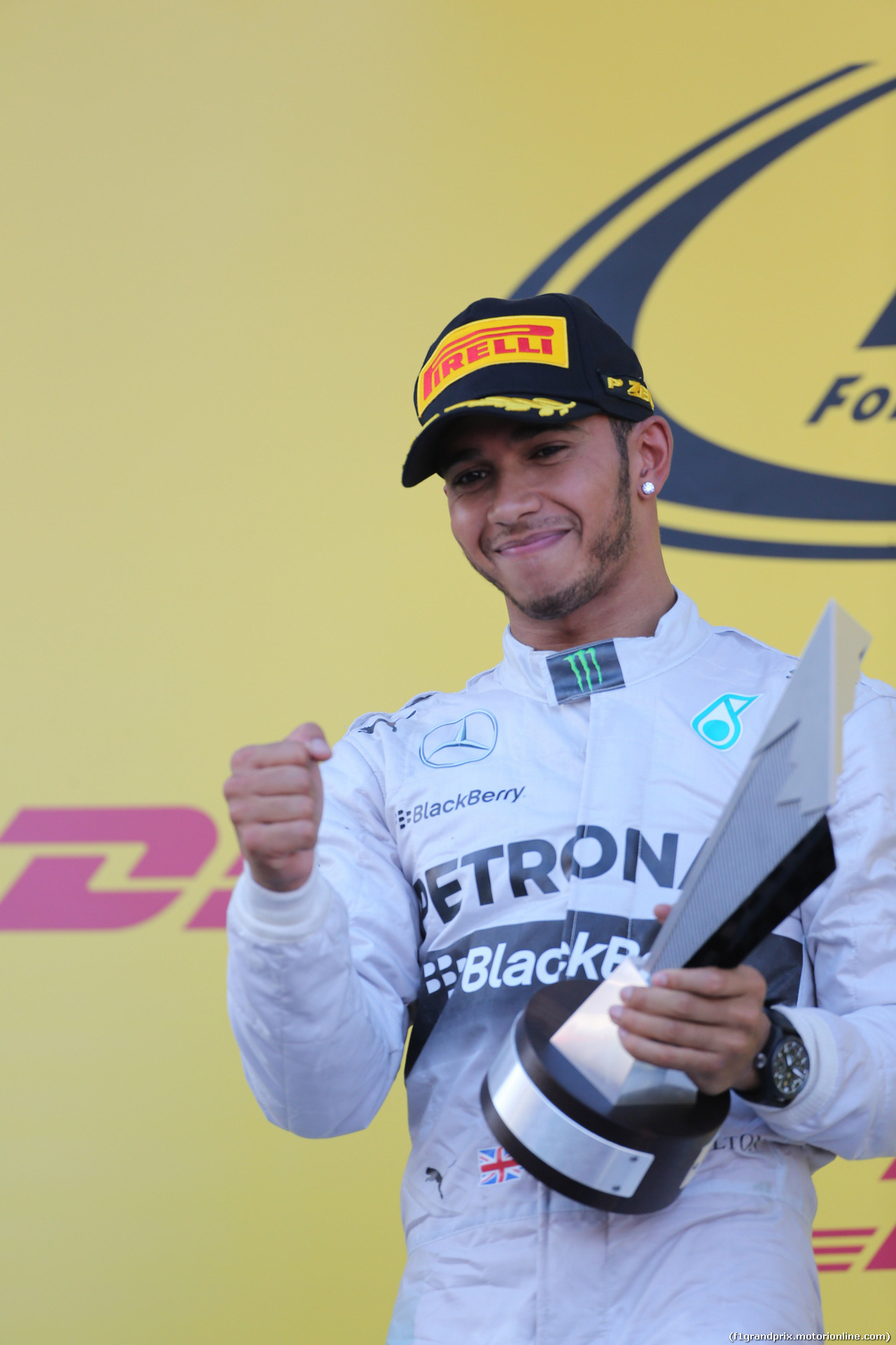 GP RUSSIA, 12.10.2014- Podium, winner Lewis Hamilton (GBR) Mercedes AMG F1 W05