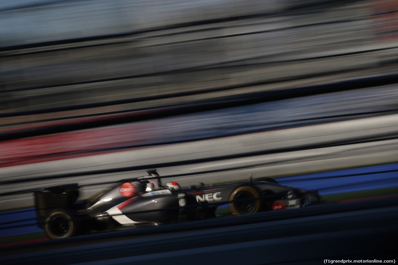 GP RUSSIA, 12.10.2014- Gara, Adrian Sutil (GER) Sauber F1 Team C33