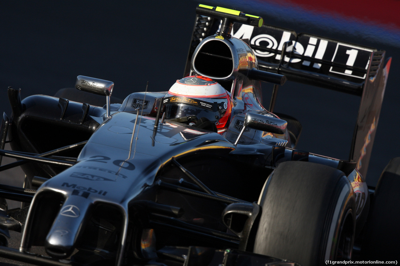 GP RUSSIA, 12.10.2014- Gara, Kevin Magnussen (DEN) McLaren Mercedes MP4-29