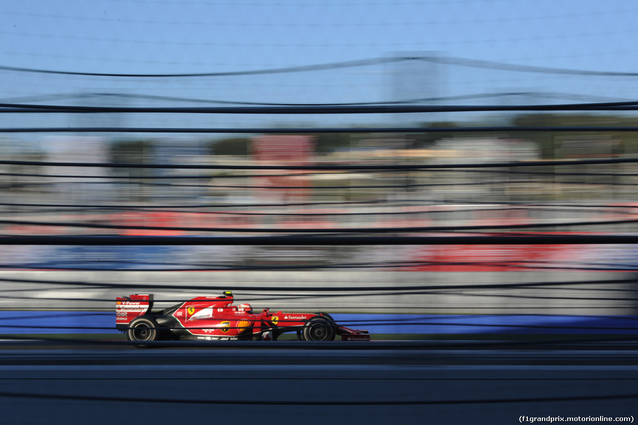 GP RUSSIA, 12.10.2014- Gara, Kimi Raikkonen (FIN) Ferrari F14T