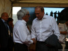 GP RUSSIA, 12.10.2014- Vladimir Putin (RUS) President of Russia with Bernie Ecclestone (GBR), President e CEO of Formula One Management